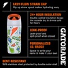 image:imageGatorade Kids Rookie Metal Water Bottle 12oz Stainless Steel Bottle DoubleWall Insulation Vacuum Insulated Thermo MugPurple