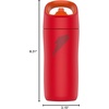 image:imageGatorade Kids Rookie Metal Water Bottle 12oz Stainless Steel Bottle DoubleWall Insulation Vacuum Insulated Thermo MugRed