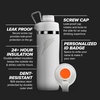 image:imageGatorade Overtime 22oz Stainless Steel Water Bottle Twist Cap GreyNeon YellowPink