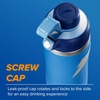 image:imageGatorade Overtime 22oz Stainless Steel Water Bottle Twist Cap GreyNeon YellowRoyal BlueNavy