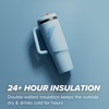 image:imageGatorade Overtime 32oz Stainless Steel Water Bottle Twist Cap Royal BlueLight Blue