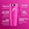 image:imageGatorade Overtime 32oz Stainless Steel Water Bottle Twist Cap Royal BluePink