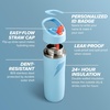 image:imageGatorade Overtime 32oz Stainless Steel Water Bottle Twist Cap Royal BlueRedBlue