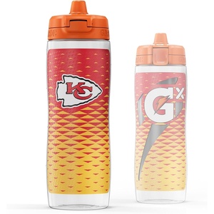image:imageGatorade Gx NFL NonSlip Squeeze Bottles 30 fl oz Gx Hydration SystemKansas City Chiefs
