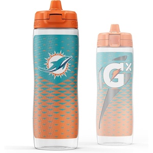 image:imageGatorade Gx NFL NonSlip Squeeze Bottles 30 fl oz Gx Hydration SystemMiami Dolphins