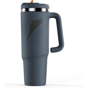 image:imageGatorade Overtime 32oz Stainless Steel Water Bottle Twist Cap Royal BlueGraphite
