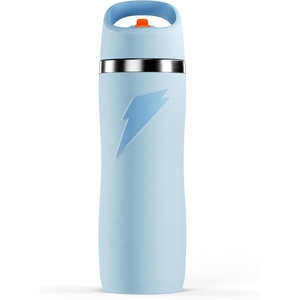 image:imageGatorade Overtime 32oz Stainless Steel Water Bottle Twist Cap Royal BlueLight Blue