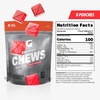 image:imageGatorade Energy Chews Fruit Punch Caffeine Free B12 106 oz  100 Calorie Pouches 16 PackFruit Punch