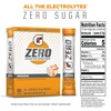 image:imageGatorade G Zero Sports Drink Mix Powder Packets Fruit Punch Electrolyte Powder Drink Mix for Hydration Zero Sugar Total 120 PacketsOrange