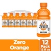 image:imageGatorade Thirst Quencher Zero Sugar Sports Drink Orange 12oz  Pack of 12 Electrolytes for RehydrationOrange