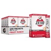 image:imageGatorade G Zero Sports Drink Mix Powder Packets Fruit Punch Electrolyte Powder Drink Mix for Hydration Zero Sugar Total 120 PacketsFruit Punch