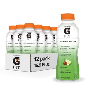 image:imageGatorade Fit Cherry Lime Electrolyte Beverage 169 Fl Oz Bottles 12 Pack