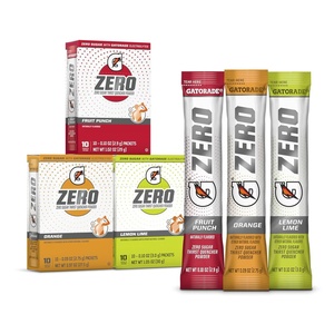 image:imageGatorade G Zero Sports Drink Mix Powder Packets 3 Flavor Frost Variety Pack Electrolyte Powder Drink Mix for Hydration Zero Sugar 30 Total PacketsClassic Variety