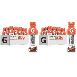 image:imageGatorade Recover Protein Shake Chocolate 20g Protein 116 fl oz Plastic Bottle Pack of 12Chocolate