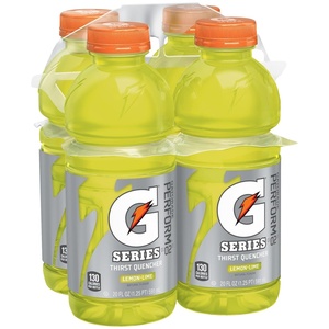 image:imageGatorade Sports Drink Lemon Lime 20oz 4pk Bottles