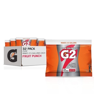 image:imageGatorade Thirst Quencher Powder 4 Flavor Variety Pack 21oz Pouches Pack of 32Fruit Punch