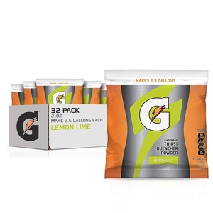 image:imageGatorade Thirst Quencher Powder 4 Flavor Variety Pack 21oz Pouches Pack of 32Lemon Lime