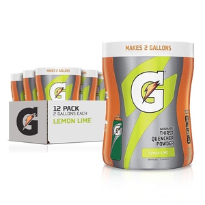 image:imageGatorade Thirst Quencher Powder 4 Flavor Variety Pack 21oz Pouches Pack of 32LemonLime