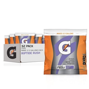 image:imageGatorade Thirst Quencher Powder 4 Flavor Variety Pack 21oz Pouches Pack of 32Riptide Rush
