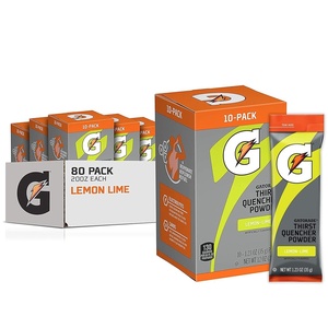 image:imageGatorade Thirst Quencher Powder Sticks 3 Flavor Variety Pack 30 Pack  Electrolyte Powder Drink Mix for Hydration Gatorade Thirst Quencher Drink MixLemon Lime