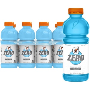 image:imageGatorade Thirst Quencher Zero Sugar Sports Drink Orange 20oz Bottles 8 Pack Electrolytes for RehydrationZero Sugar  Cool Blue