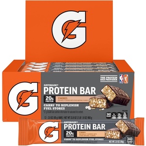 image:imageGatorade Whey Protein Bars Cookies amp Crme 28 oz bars Pack of 12 20g of protein per barSmores