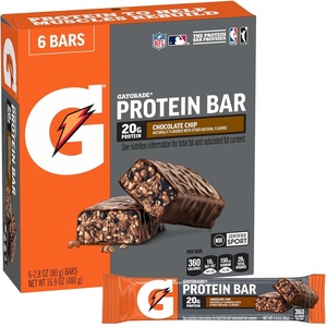 image:imageGatorade Whey Protein Recover Bars Chocolate Chip 28 Oz 6 Ct
