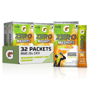 image:imageGatorade Zero Sugar Powder Lemon Lime 32 Servings  Electrolyte Powder Drink Mix No Artificial Flavors No Added Colors Zero Sugar Sports Drinks HydrationMashups Lemon LimeOrange