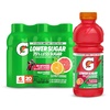 image:imageGatorade Lower Sugar Sports Drink Rain Berry 20 fl oz Bottles 6 Pack  75 Less Sugar No Artificial Flavors No Artificial Sweeteners No Artificial Colors Electrolyte Sports Drink HydrationFruit Punch