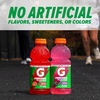 image:imageGatorade Lower Sugar Sports Drink Rain Berry 20 fl oz Bottles 6 Pack  75 Less Sugar No Artificial Flavors No Artificial Sweeteners No Artificial Colors Electrolyte Sports Drink HydrationFruit Punch