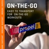 image:imagePropel Electrolyte Enhanced Water Drink Mix Powder Packets Kiwi Strawberry Zero Calorie amp 0 Sugar Hydration with Electrolytes and Vitamins C amp E 120 PacketsOrange Raspberry Immune