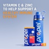image:imagePropel Immune Support Electrolyte Powder 2 Flavor Variety 32 Servings  100 DV Vitamin C Good Source of Zinc Zero Sugar No Added Colors No Artificial Flavors Enhanced Water BeverageLemon Blackberry