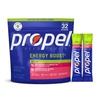 image:imagePropel Energy Boost Electrolyte Powder 2 Flavor Variety 32 Servings  118mg Caffeine Zero Sugar Gatorade Electrolytes Vitamins No Added Colors No Artificial Flavors HydrationEnergy Boost Variety