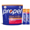image:imagePropel Immune Support Electrolyte Powder 2 Flavor Variety 32 Servings  100 DV Vitamin C Good Source of Zinc Zero Sugar No Added Colors No Artificial Flavors Enhanced Water BeverageImmune Support Variety