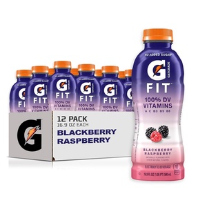 image:imageGatorade Fit Electrolyte Beverage Healthy Real Hydration Tropical Mango 169oz Bottles 12 PackBlackberry Raspberry