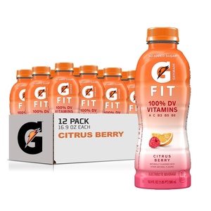 image:imageGatorade Fit Electrolyte Beverage Healthy Real Hydration Tropical Mango 169oz Bottles 12 PackCitrus Berry