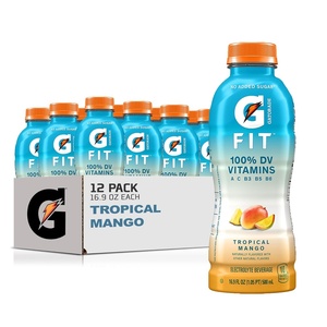 image:imageGatorade Fit Electrolyte Beverage Healthy Real Hydration Tropical Mango 169oz Bottles 12 PackTropical Mango