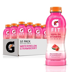 image:imageGatorade Fit Electrolyte Beverage Healthy Real Hydration Tropical Mango 169oz Bottles 12 PackWatermelon Strawberry