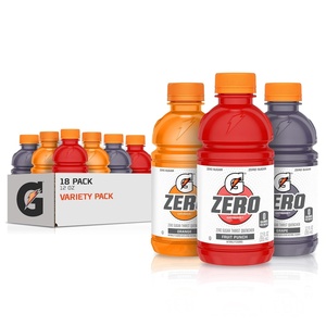 image:imageGatorade G Zero Sports Drink Glacier Cherry Watermelon Splash Apple Burst Variety Pack 12 Fl Oz Pack of 18Classic Variety