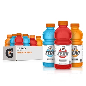 image:imageGatorade G Zero Thirst Quencher 3 Flavor Variety Pack 20oz Bottles 12 PackZero  Fruit Punch Variety Pack
