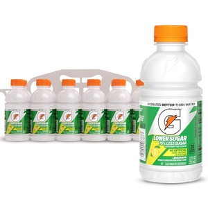 image:imageGatorade Lower Sugar Sports Drink Rain Berry 20 fl oz Bottles 6 Pack  75 Less Sugar No Artificial Flavors No Artificial Sweeteners No Artificial Colors Electrolyte Sports Drink HydrationLemonade