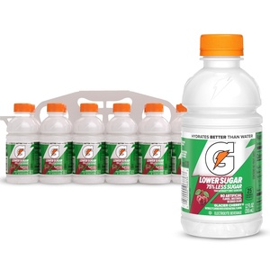 image:imageGatorade Lower Sugar Sports Drink Rain Berry 20 fl oz Bottles 6 Pack  75 Less Sugar No Artificial Flavors No Artificial Sweeteners No Artificial Colors Electrolyte Sports Drink HydrationGlacier Cherry