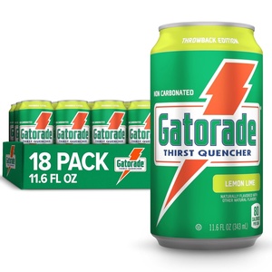 image:imageGatorade Thirst Quencher Orange 116 Fl Oz Cans Pack of 18LemonLime