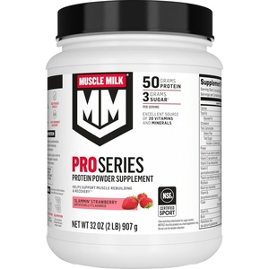 image:imageMuscle Milk Pro Series Protein Powder Supplement Intense Vanilla 5 Pound 28 Servings 50g Protein 3g Sugar 20 Vitamins amp Minerals NSF Certified for Sport Workout Recovery Packaging May VaryStrawberry