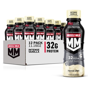 image:imageMuscle Milk Pro Series Protein Shake Knockout Chocolate 32g Protein 1116 Fl Oz Pack of 12Vanilla