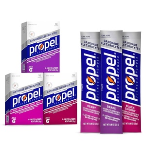 image:imagePropel Electrolyte Enhanced Water Drink Mix Powder Packets Grape Variety Pack Zero Calorie amp Sugar Hydration with Vitamins C amp E 30 PacketsGrape Variety