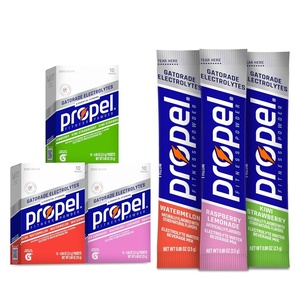 image:imagePropel Electrolyte Enhanced Water Drink Mix Powder Packets Grape Variety Pack Zero Calorie amp Sugar Hydration with Vitamins C amp E 30 PacketsKiwi Strawberry Variety
